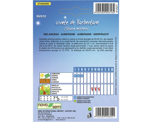 Pachet de semințe pentru vinete de Barbentane