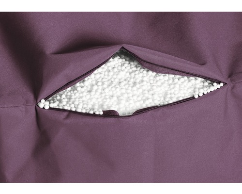 Umplutură cu bile de polistiren în sac de șezut