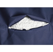 Fotoliu puf beanbag Brava XL albastru închis 70x110 cm