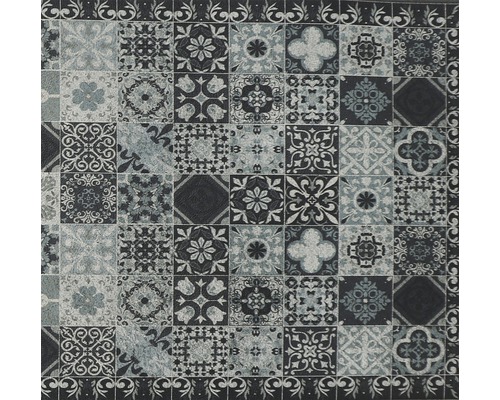 Placă decorativă cu diverse ornamente în stil faianță