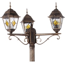 Lampa de exterior cu trei brațe în stil clasic