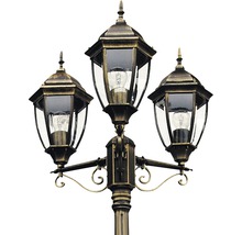 Lanternă cu trei lumini pentru exterior