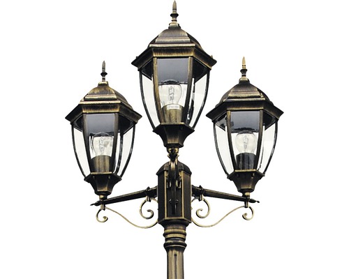 Lanternă cu trei lumini pentru exterior