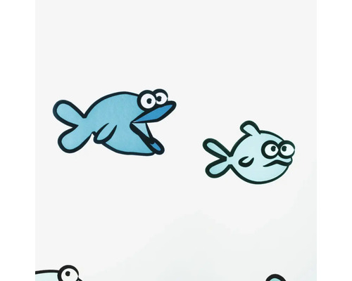 Ilustrație cu pești de desene animate