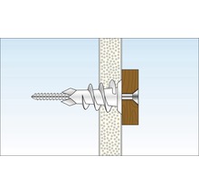 Dibluri plastic autoforante cu șurub Tox Spiral, 50 bucăți, pentru gipscarton-thumb-7