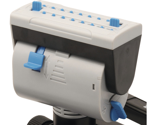 Vizualizare detaliată a unui dispozitiv de irigare cu opțiuni de ajustare