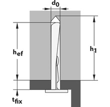 Dibluri metalice tip cui Tox Top 6x65 mm, 100 bucăți-thumb-2