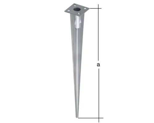 Ancoră de pământ cu indicație de dimensiune pentru zona grădinii