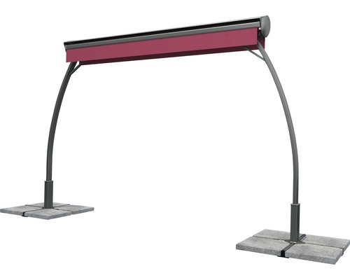 Pergolă independentă cu două fundații