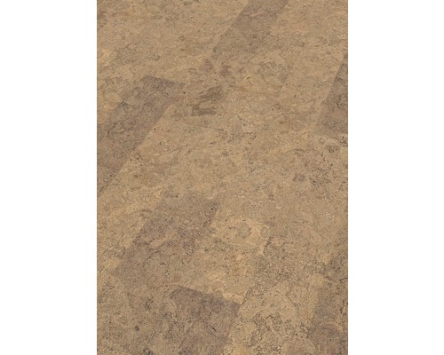 Prim-plan al unui strat de acoperire a podelei din plută cu modele naturale.