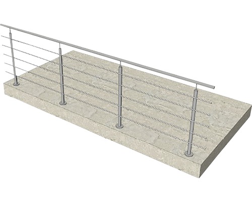 Balustradă cu cabluri din oțel inoxidabil