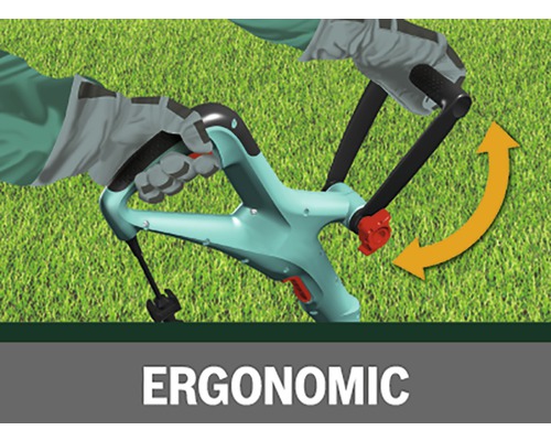 Unealtă de grădină cu mâner ergonomic pentru prelucrarea solului