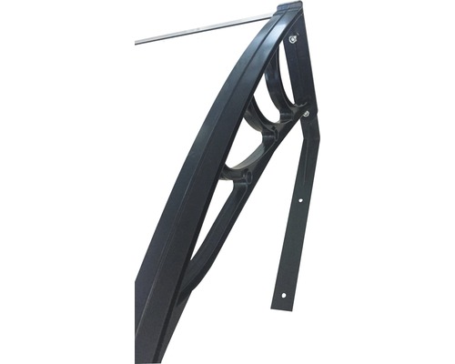 Copertină de plastic pentru acoperiș cu elemente de montare