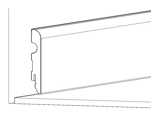 Plintă pentru montare pe perete