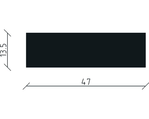 Dimensiunile unei componente: 47 x 13,5