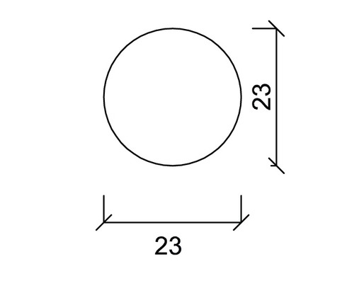 Cerc cu dimensiunea 23