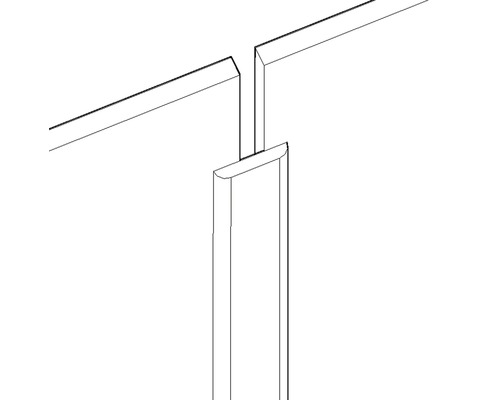 Ilustrație a unei îmbinări cu canelură și limbă