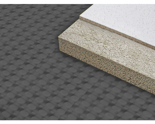 Placă de tavan din fibre minerale cu structură acustică