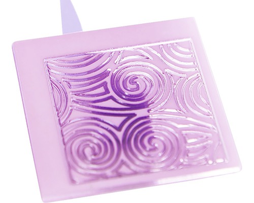 Ornament decorativ din ceară parfumată cu model spiralat