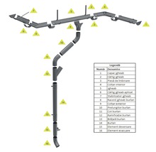 Burlan METIGLA metalic Ø 88 mm 3 m cărămiziu-thumb-5 Burlan METIGLA metalic Ø 88 mm 3 m cărămiziu-thumb-5