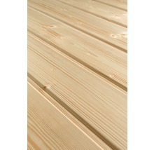 Lambriu lemn rășinos profil Softline calitatea B 3000x121x14 mm-thumb-1