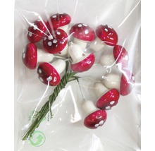 Amanite muscarie decorative cu sârmă într-un pachet