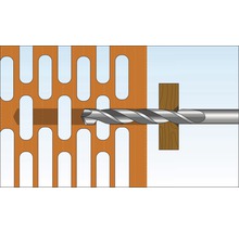 Dibluri plastic fără șurub Tox Tetrafix 10x100 mm, 25 bucăți, pentru rame/tocuri-thumb-7