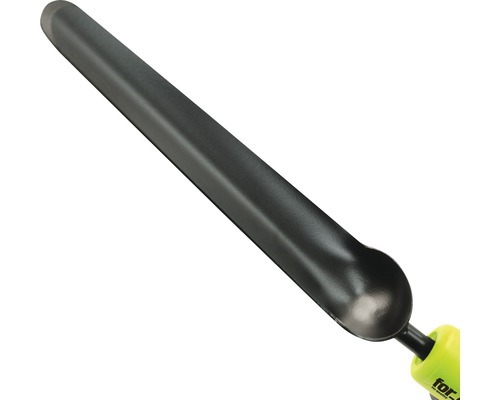 Coada metalică a unei unelte de grădină