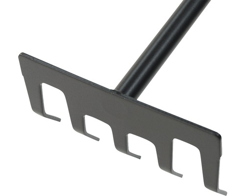 Greblă de grădină din metal cu dinți