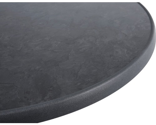 Blat de masă cu aspect de piatră, masă rotundă