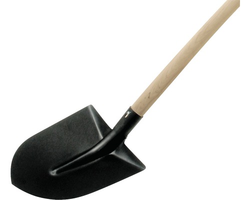 Cazma de grădină cu mâner de lemn