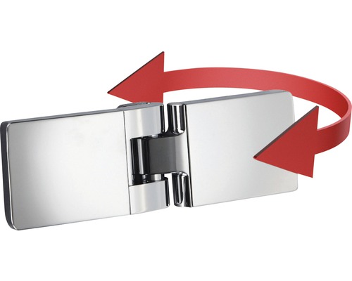 Bandă de duș rotativă cu săgeată roșie