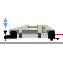 Nivelă cu laser Laserliner, linie dreaptă