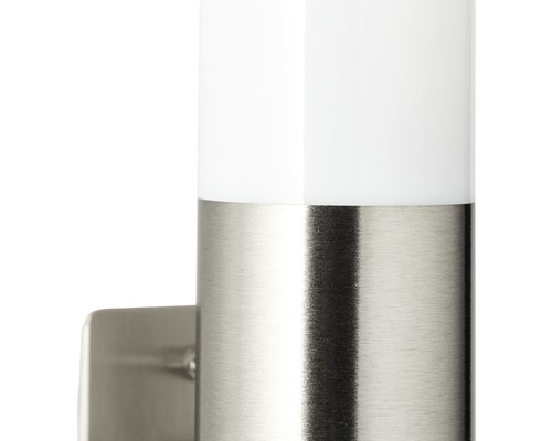 Lumină de perete din oțel inoxidabil cu abajur