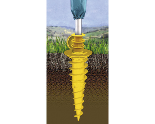 Ancoră de pământ cu fundație cu șurub pentru fixare în sol