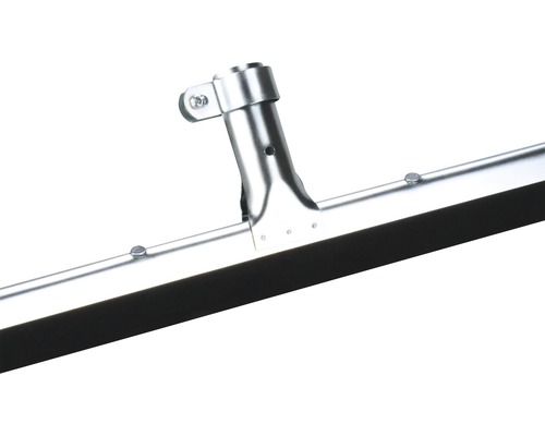 Racletă metalică cu lamă de cauciuc și suport pentru tijă