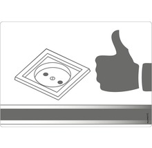 Simbol pentru o priză cu degetul mare în sus