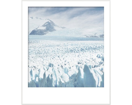 Imagine înrămată a unui peisaj glaciar