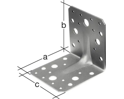 Conector unghiular cu dimensiunile a, b și c