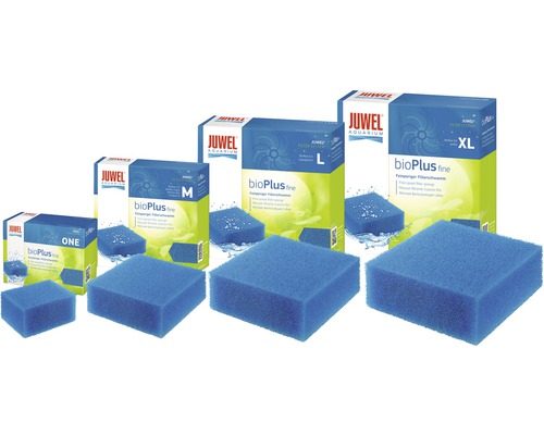 Bureți de filtrare Juwel BioPlus în diferite dimensiuni pentru filtre de acvariu