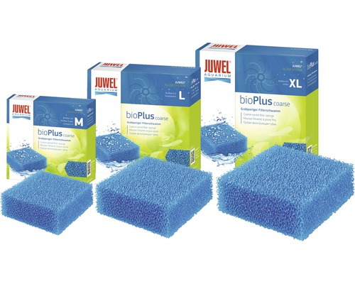 Juwel BioPlus bureți de filtrare grosieri în dimensiunile M, L și XL pentru acvarii
