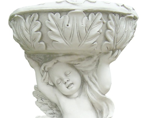 Jardinieră de grădină cu figurină de înger
