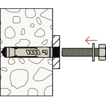 Ancore conexpand cu cămașă Fischer TAM Ø18x86 mm, filet metric M12, 25 bucăți, fără șurub-thumb-3