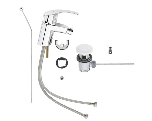 Baterie lavoar cu accesorii pentru instalare