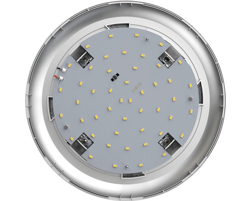 Vedere interioară a unei lămpi de plafon cu LED