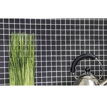 Mozaic piscină ceramic CU 020 negru mat 32,7x30,2 cm