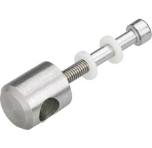 Element de fixare metalic cu filet și șaibe din plastic