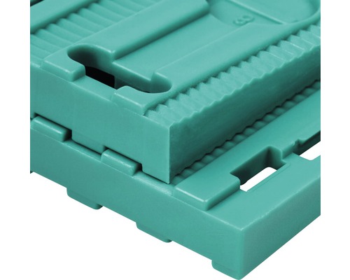 Prim-plan al unei plăci de podea din plastic