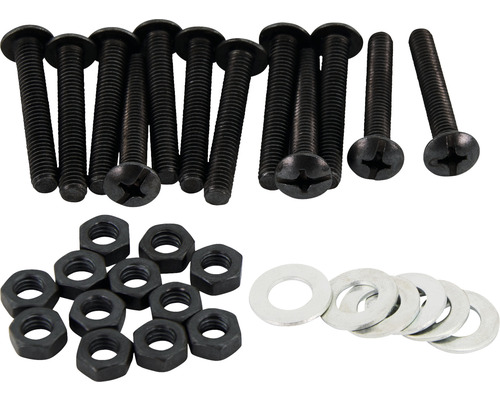 Asortiment de șuruburi, piulițe și șaibe