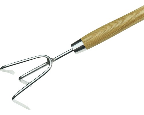 Cultivator de grădină cu mâner din lemn